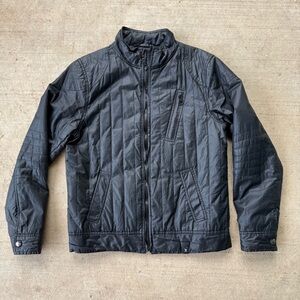 MARK ECKO CUT & SEW Deadly Threads Black Moto Style Jacket Mens Size S